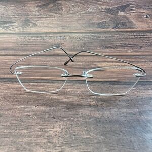 Silhouette 5515 7110 Rimless Eyeglasses Gunmetal Austria 17-140 Titan